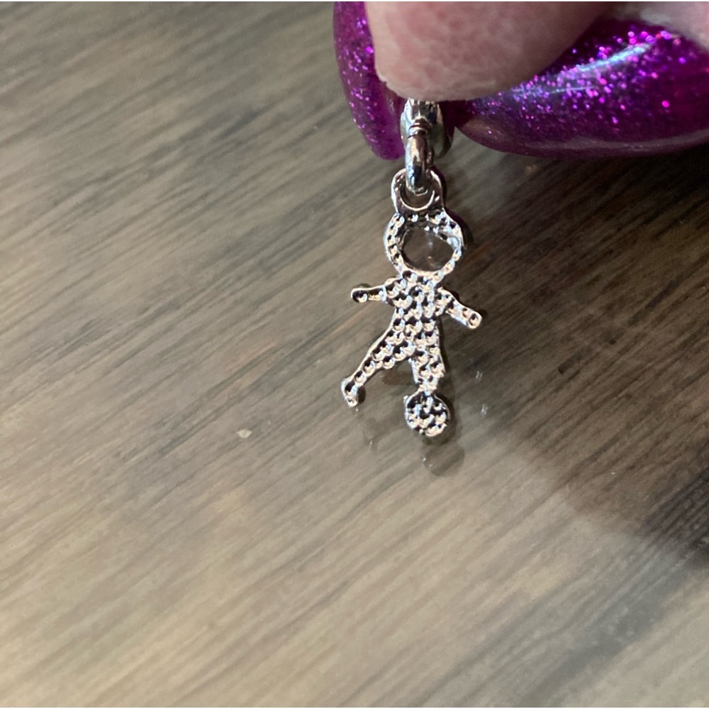 Charm-A Boy Charm for a Bracelet/  pendent fits most pandora bracelet
